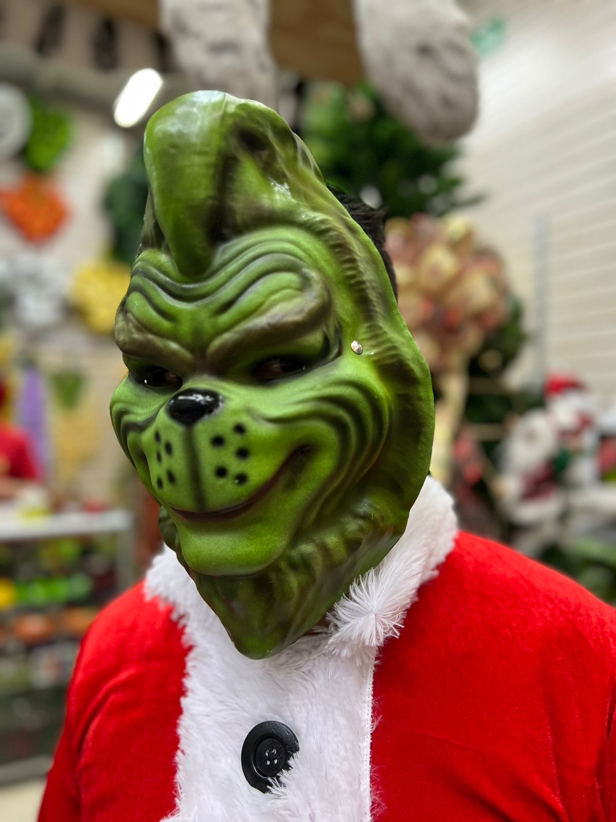 Máscara Grinch Termoformado