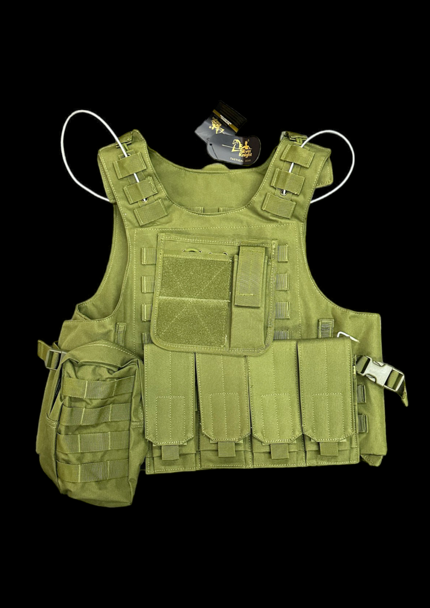 Chaleco militar con bolsillos