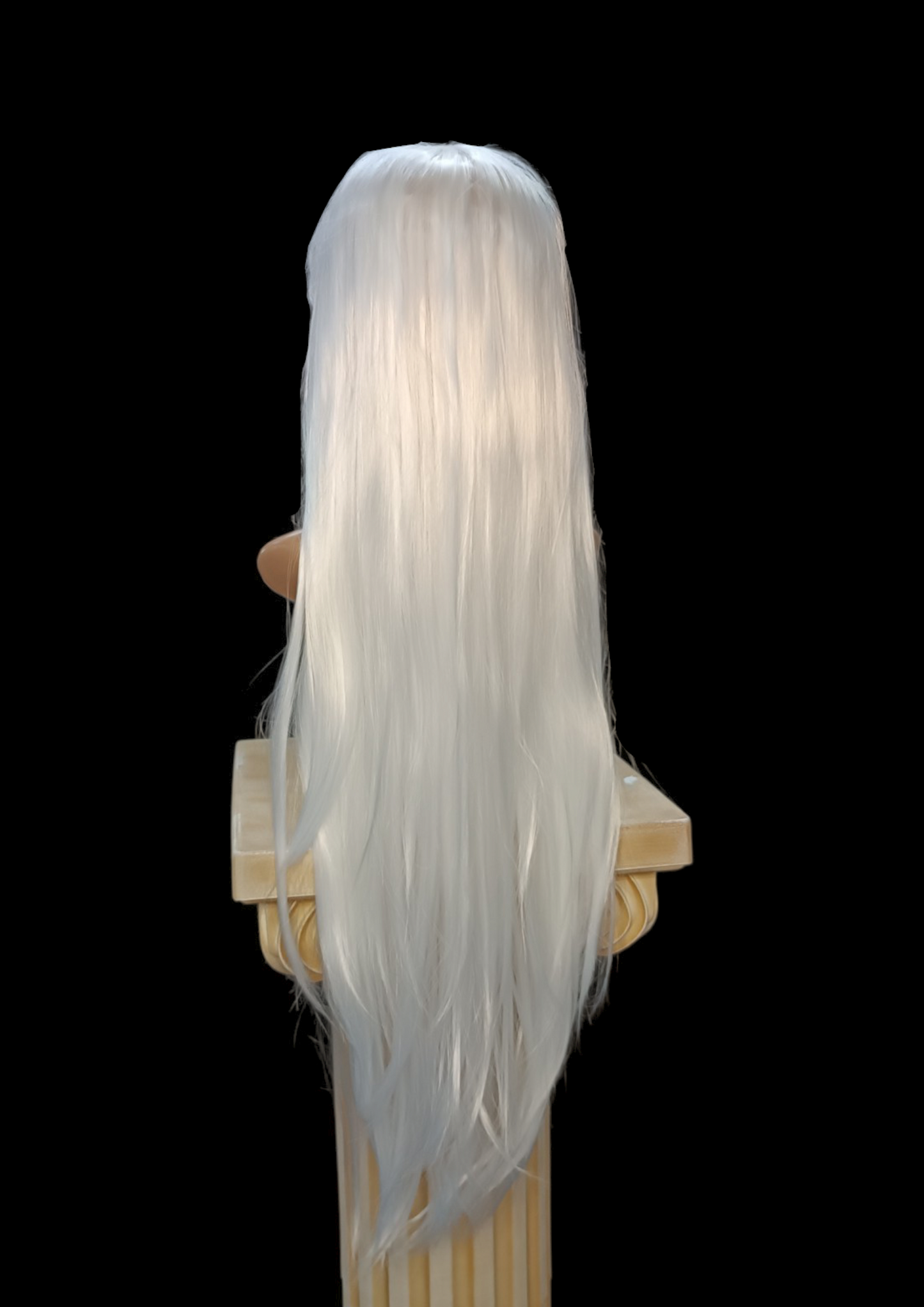 Peluca blanca lisa Inuyasha