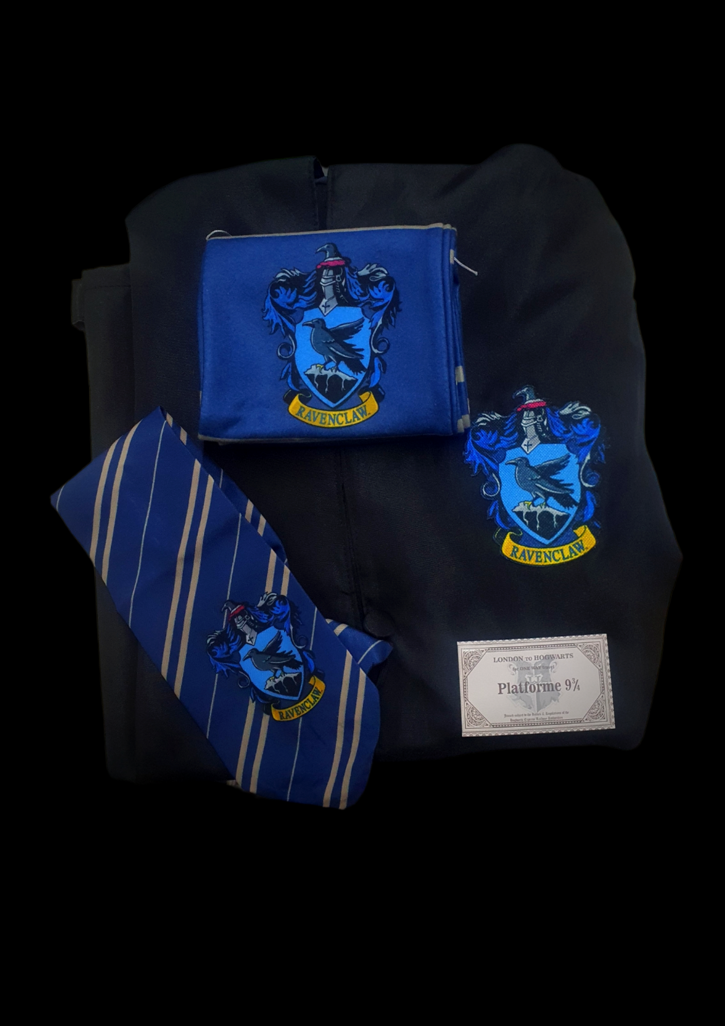 Kit Harry Potter Infantil (Unisex) (Capa, bufanda y corbata)