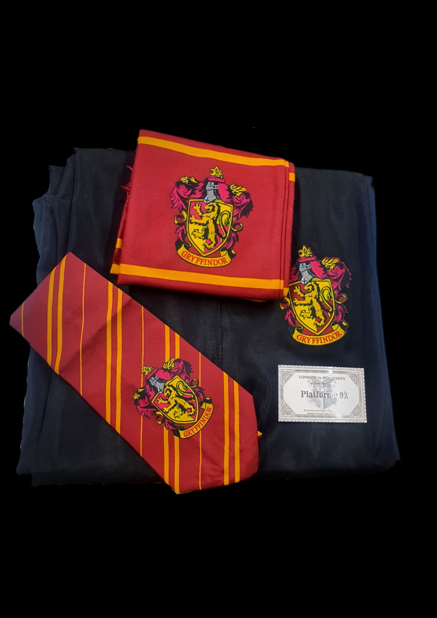 Kit Harry Potter Adulto (Unisex) (Capa, corbata y bufanda)