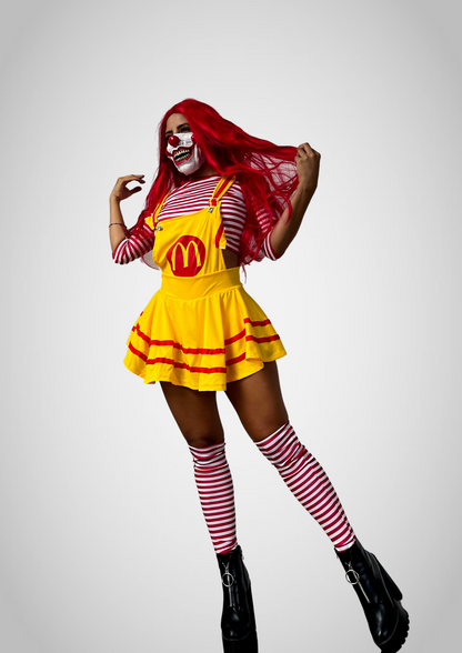 McDonald's Mujer (máscara y peluca por separado)