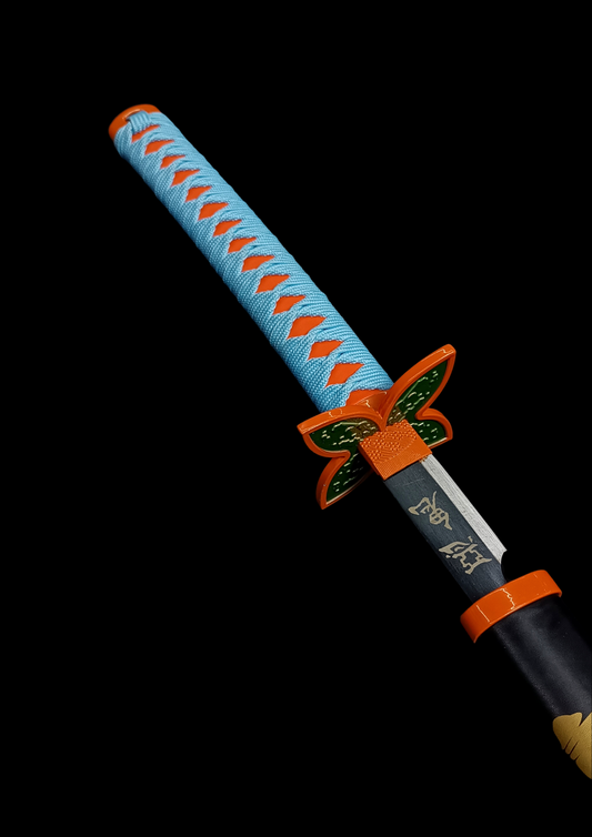 Katana en acero con funda - Shinobu Kocho (Pilar del insecto)