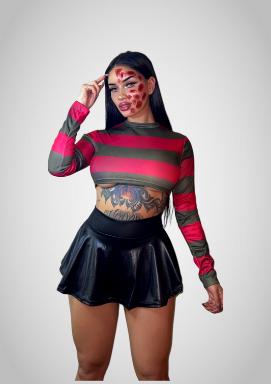 Freddy Krueger Falda con Short y top