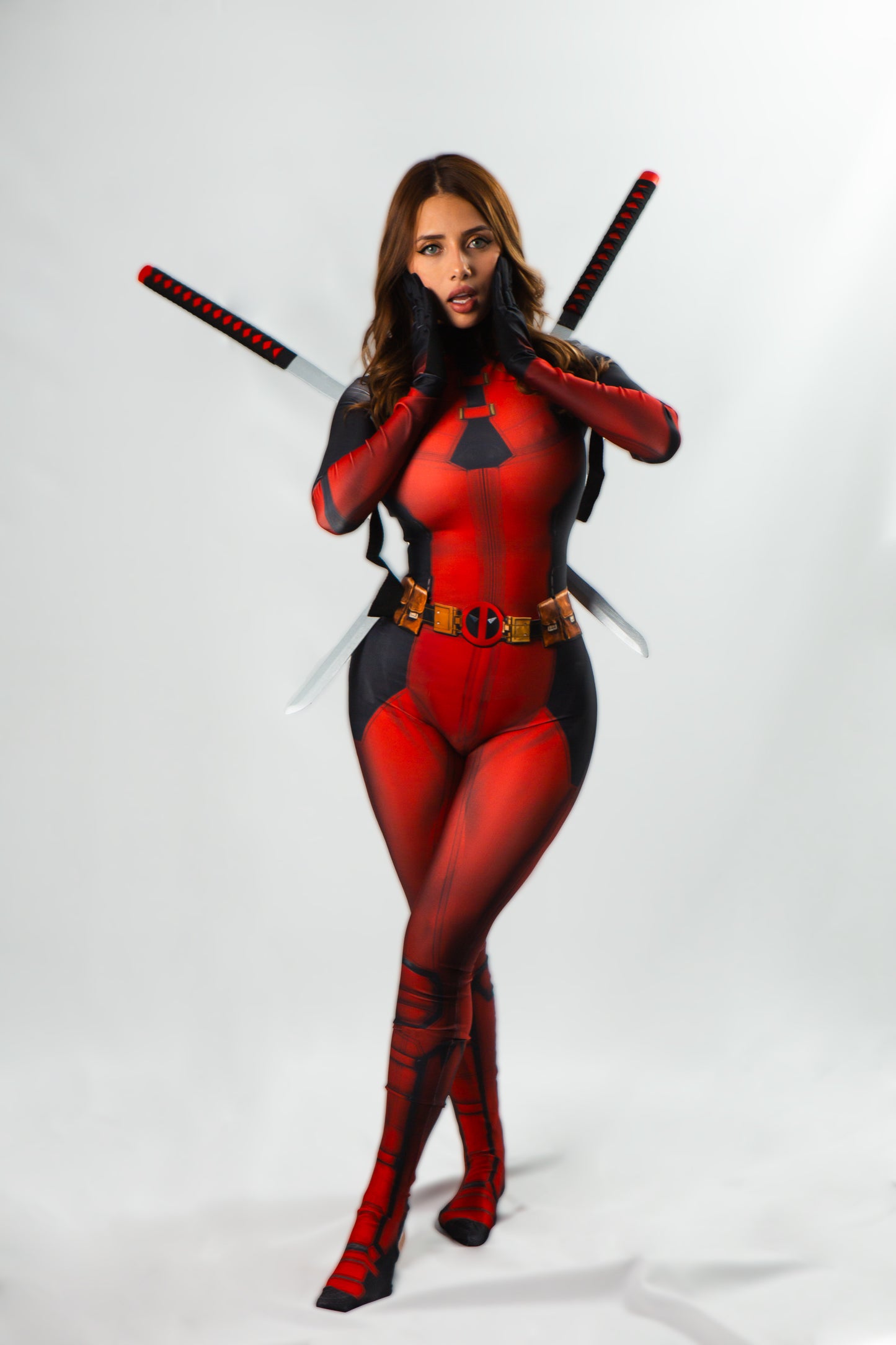 Enterizo Deadpool 3 Mujer Lady Pool