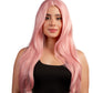 Peluca Rosa Lisa (Sin Capul)