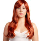 Peluca Ginger Ondulada (Con Capul)