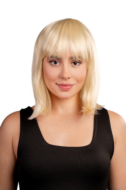 Peluca Rubia Corta