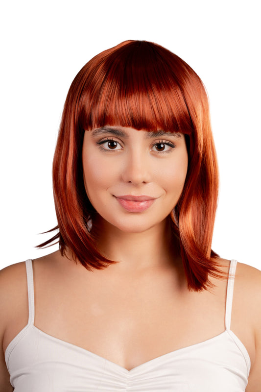Peluca Ginger Corta