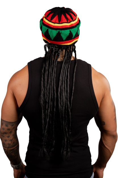 Peluca Sintética Gorro Rasta