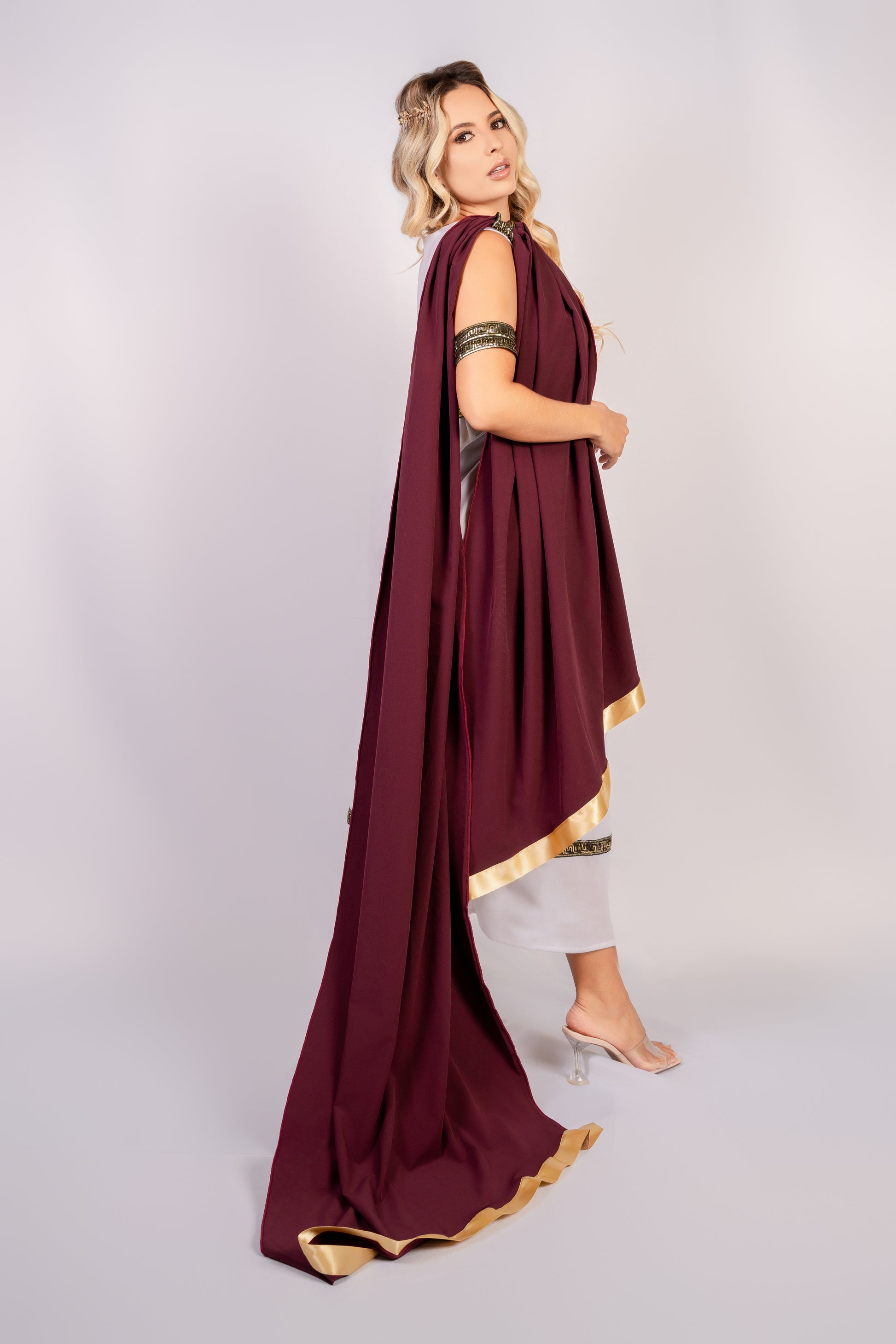 Mujer Romana Antigua Imperio Romano Traje De Romana Trajes Romanos