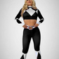 Power Ranger Mujer CropTop + Pantalón y cinturón (Varios Colores)