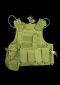Chaleco militar con bolsillos