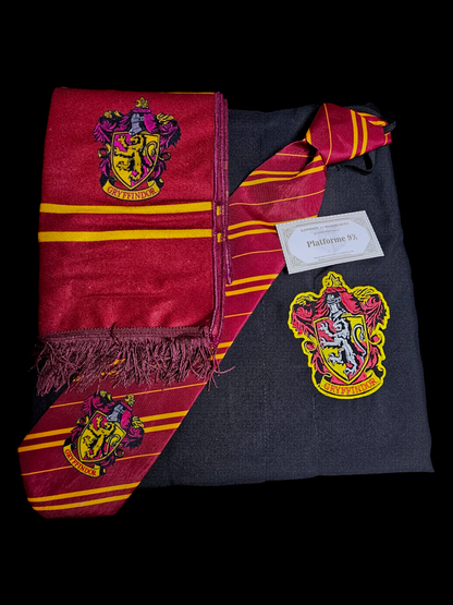 Kit Harry Potter Infantil (Unisex) (Capa, bufanda y corbata)