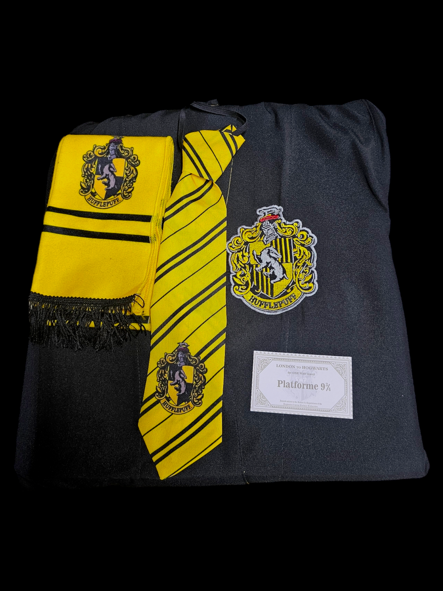 Kit Harry Potter Adulto (Unisex) (Capa, corbata y bufanda)