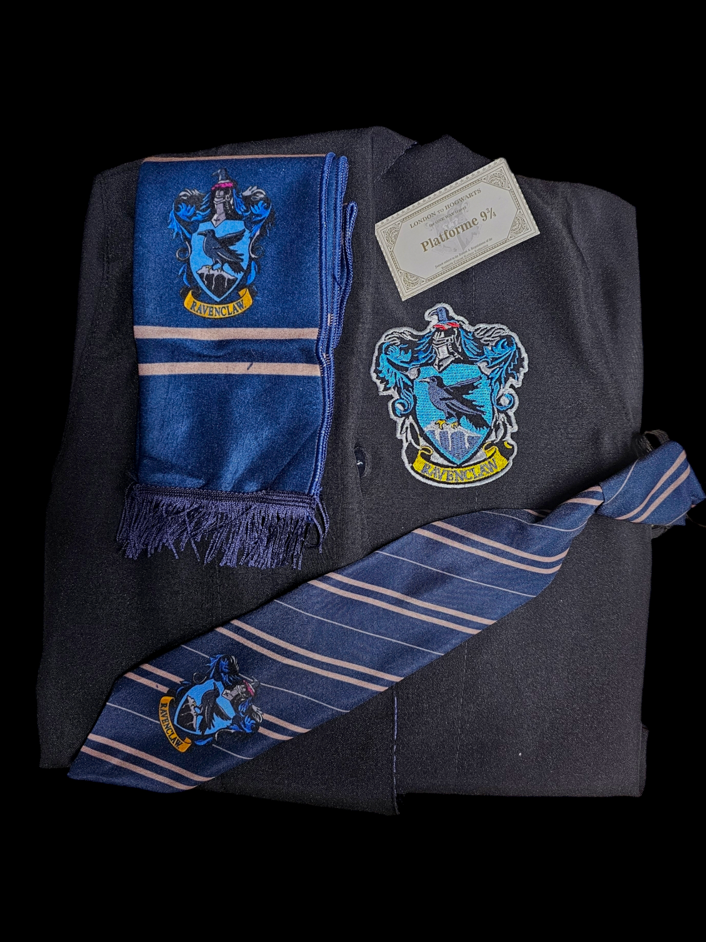 Kit Harry Potter Adulto (Unisex) (Capa, corbata y bufanda)