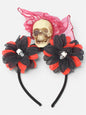 Diademas Esqueleto Con Flores