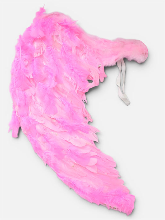 Alas de Ángel con Plumas Rosadas
