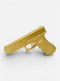 Pistola Negro Y Dorado