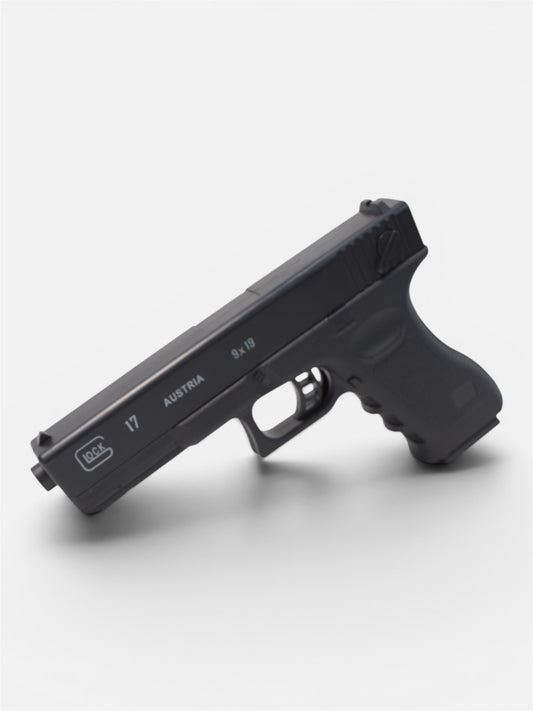 Pistola Negro Y Dorado
