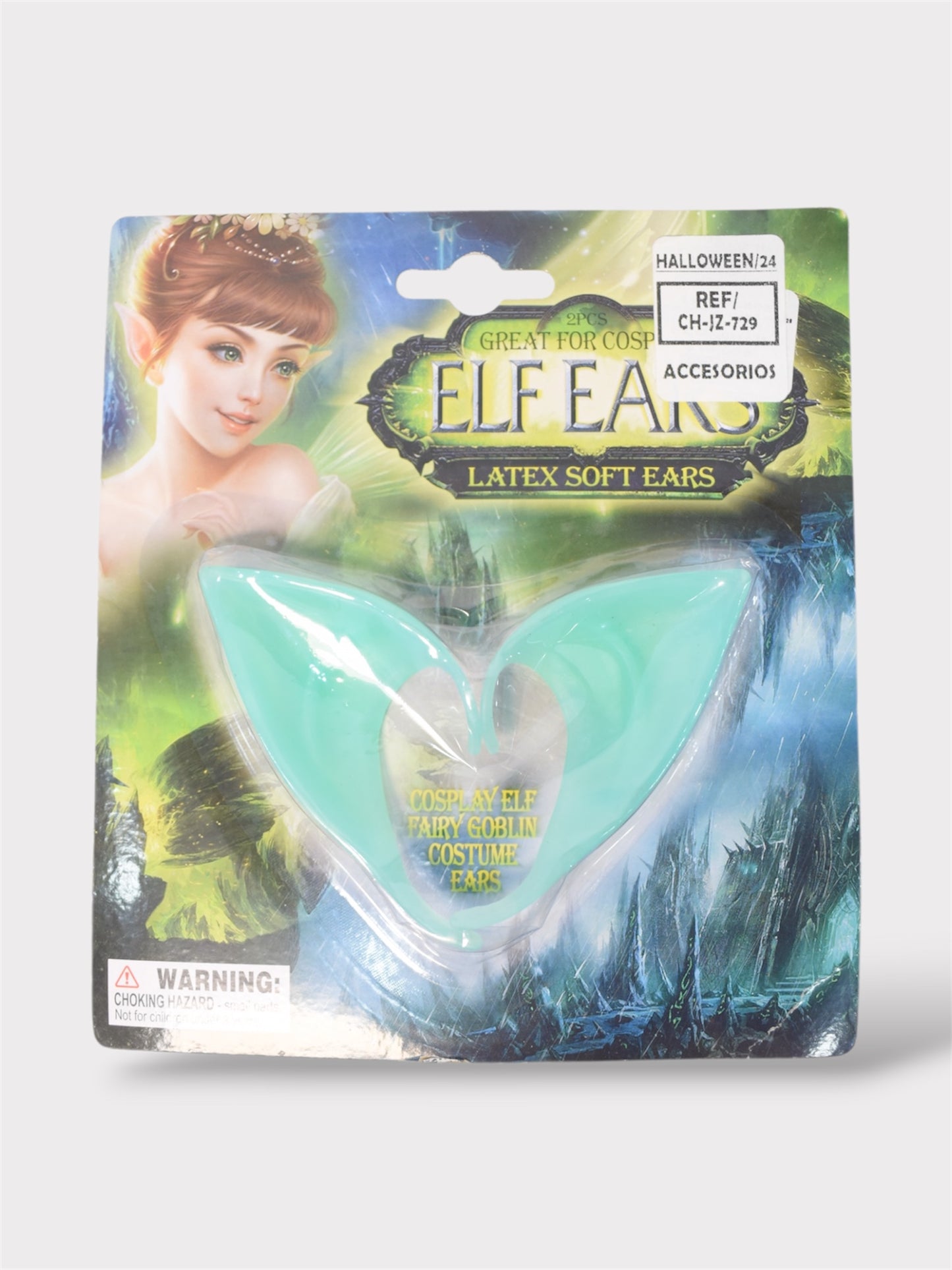 Orejas Elfo Látex Verde