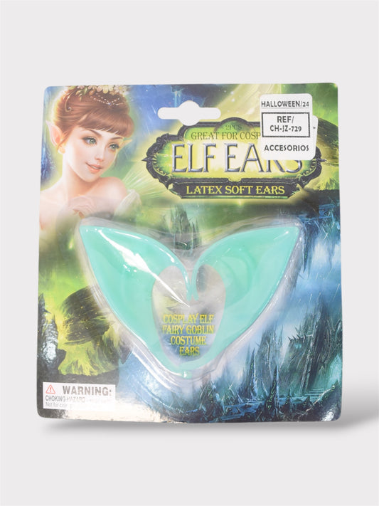 Orejas Elfo Látex Verde