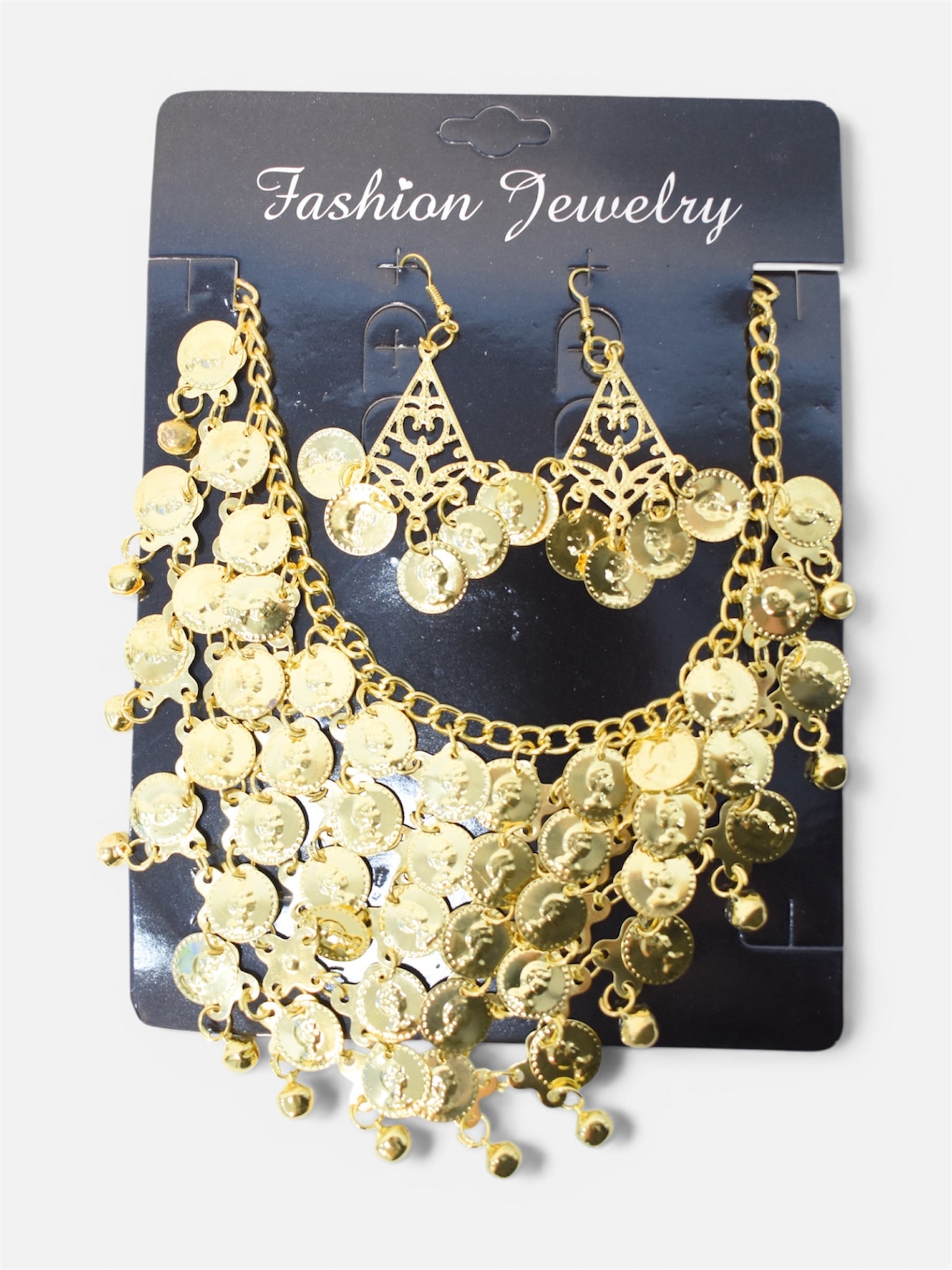 Collar Con Pendientes De Monedas