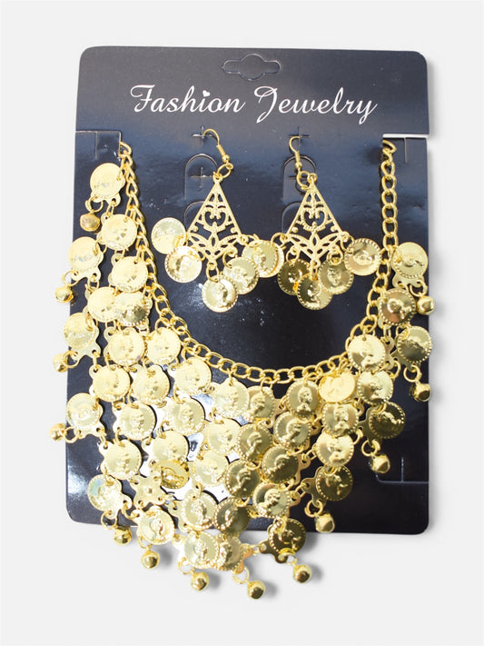 Collar Con Pendientes De Monedas