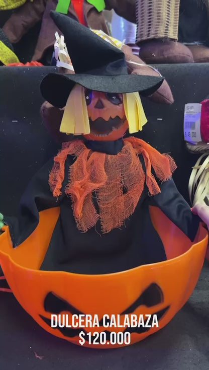 Dulcera Calabaza Decoración con sonido y movimiento