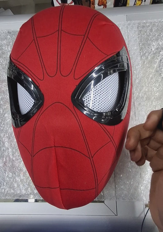 Máscara de Spider-man ( ojos movibles con control remoto )