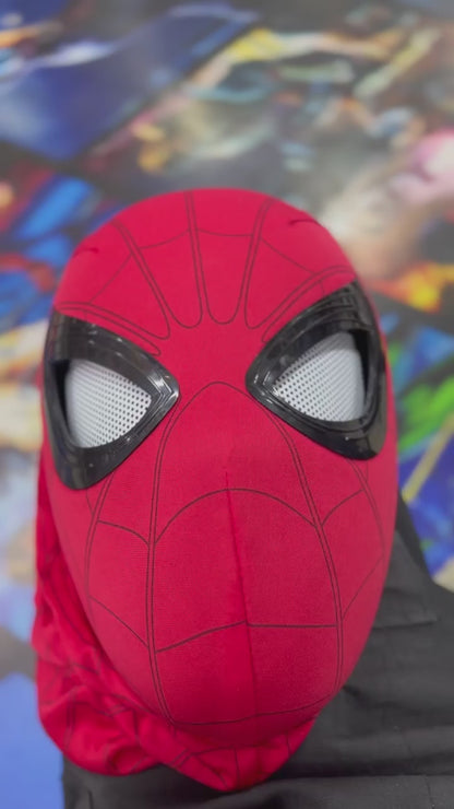 Máscara de Spider-man ( ojos movibles con control remoto )