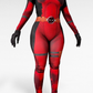 Enterizo Deadpool 3 Mujer Lady Pool