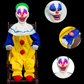 Decoración Payaso Silla mecedora con sonido y movimiento