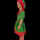 Disfraz Duende Niña terciopelo
