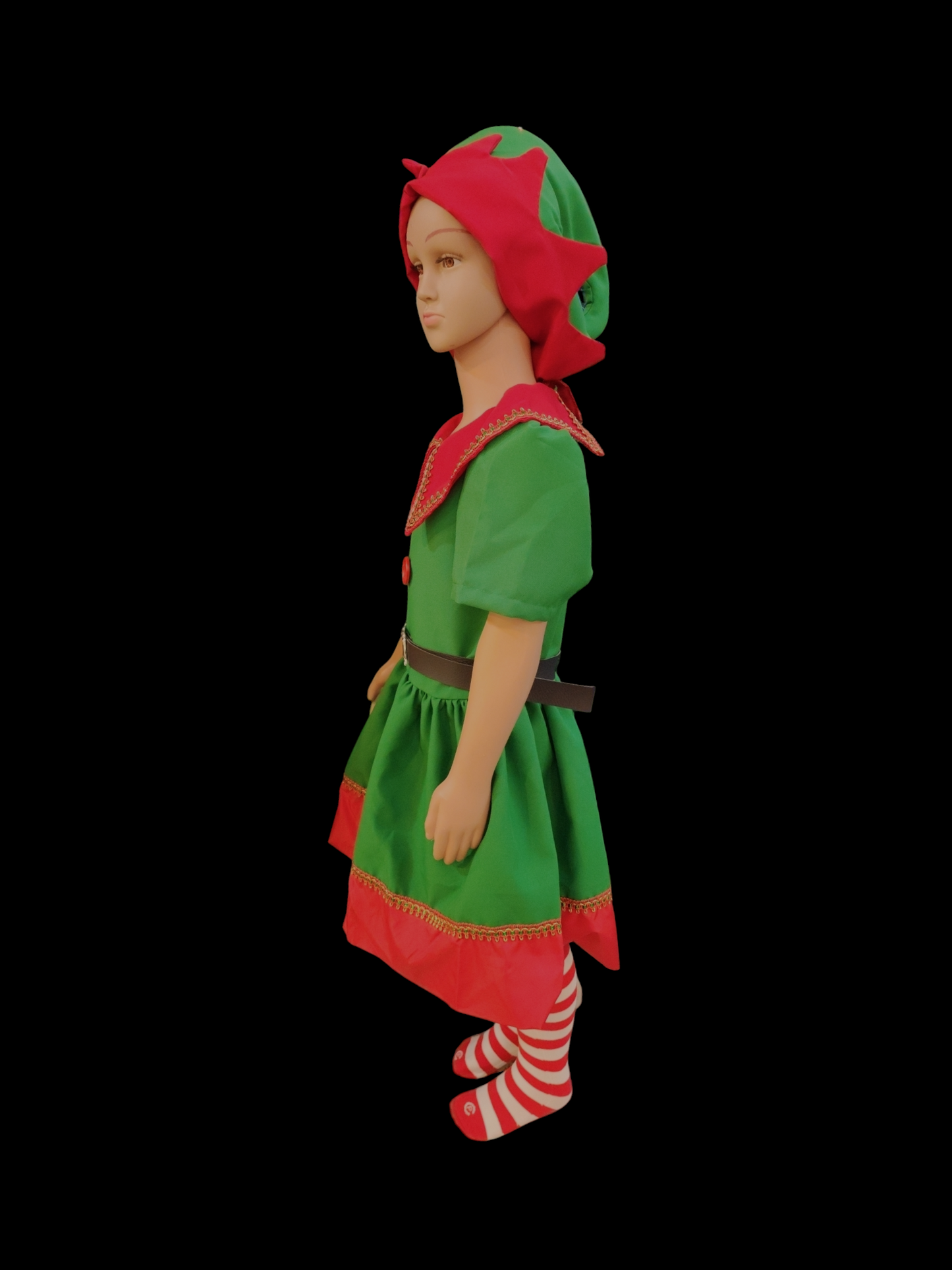 Disfraz Duende Niña terciopelo