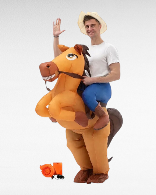 Jinete de Caballo Inflable para adulto