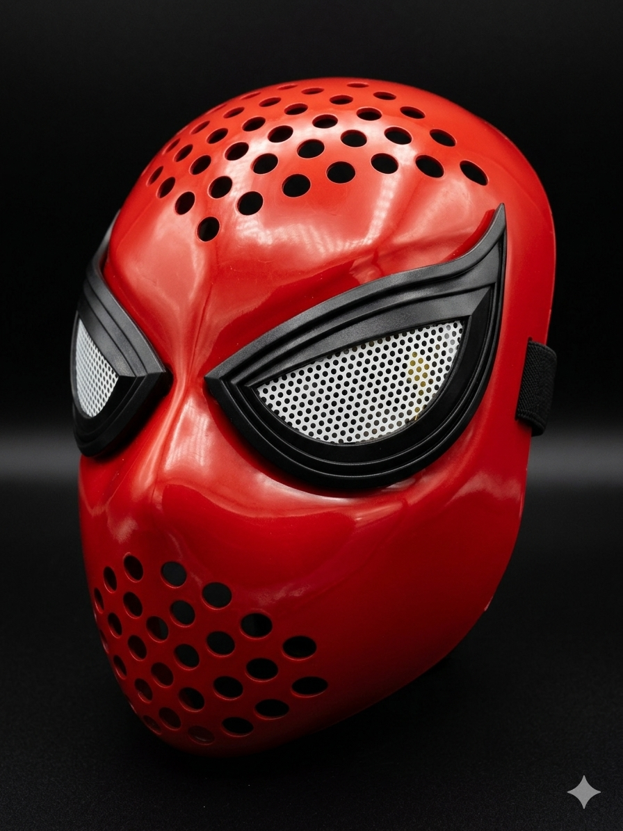 Faceshell spider-man ojos imantados