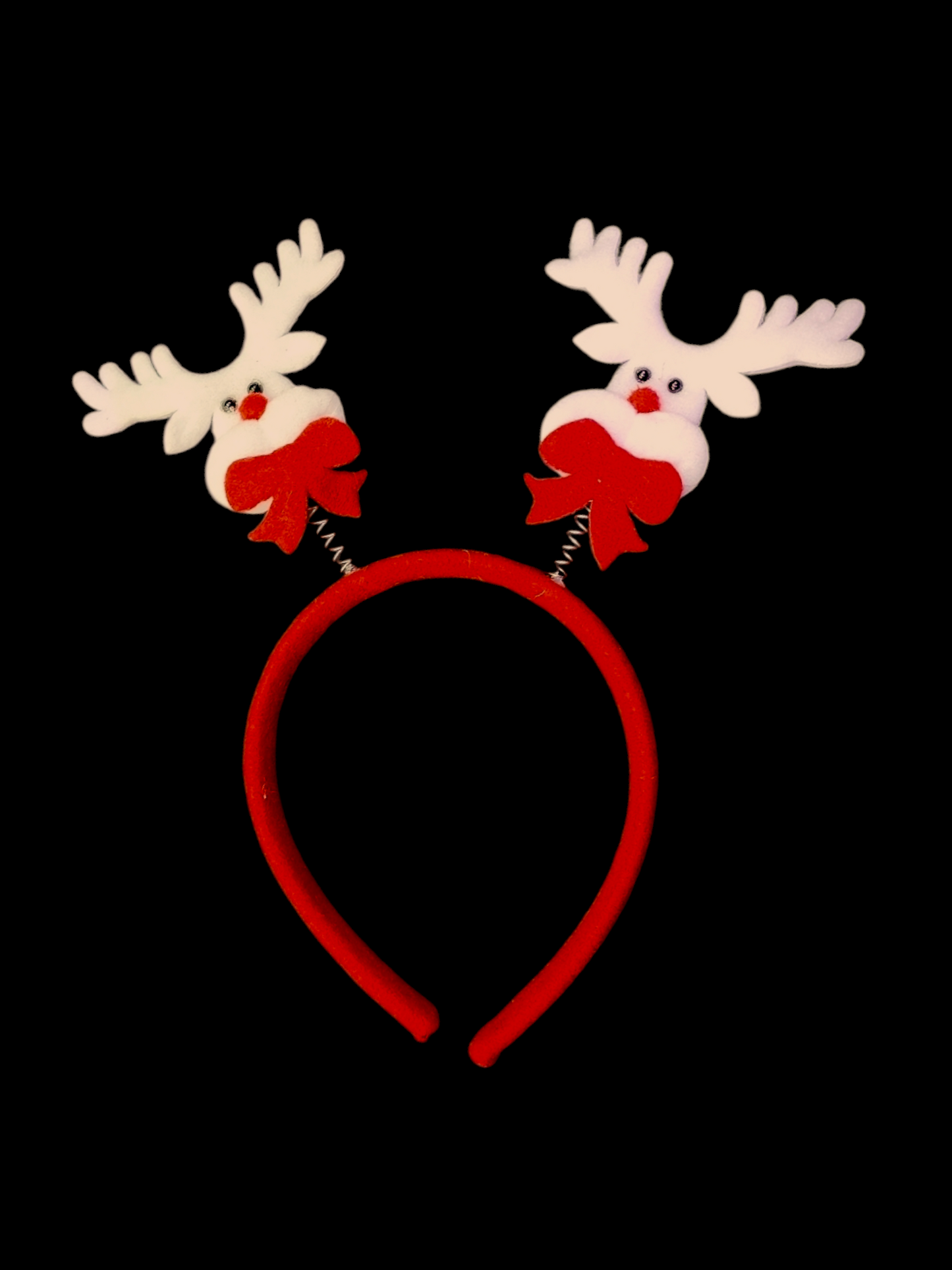 Balaca estilo Navideño con renos blancos