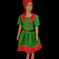 Disfraz Duende Niña terciopelo