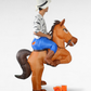 Jinete de Caballo Inflable para adulto