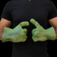 Green Alien Hands