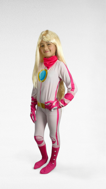 Enterizo Peach Karts Niña