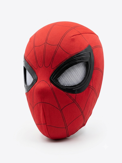 Máscara spider-man ( mecanismo en la barbilla para abrir y cerrar los ojos )