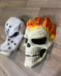 Máscara Calavera en llamas
