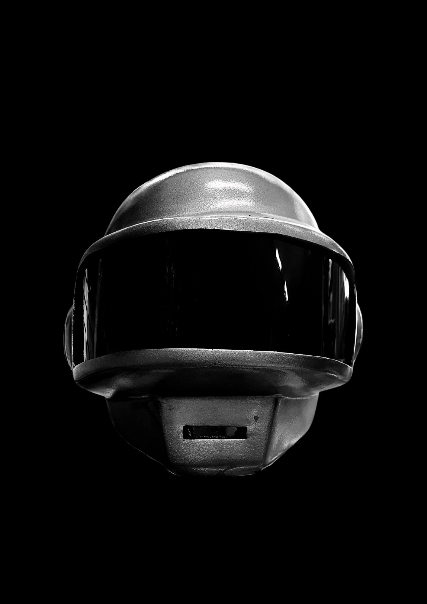 Casco Daft Punk Plateado