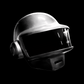 Casco Daft Punk Plateado