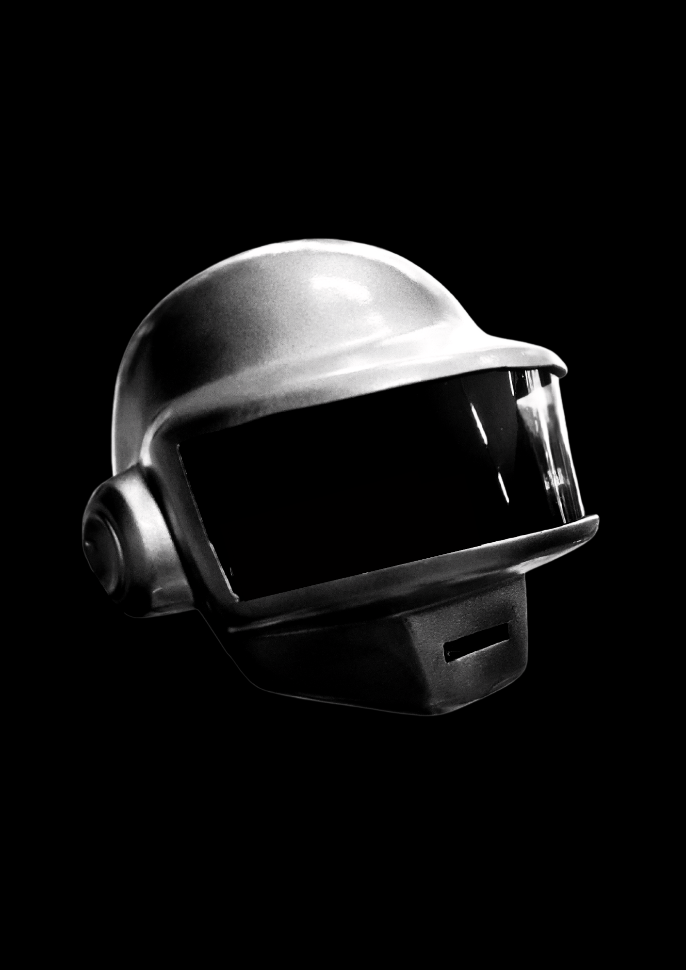 Casco Daft Punk Plateado