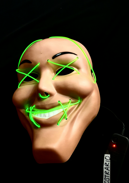 Máscara Purga sonriente Led