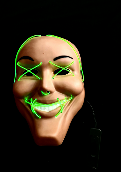 Máscara Purga sonriente Led